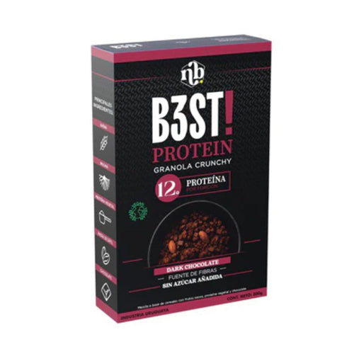 Granola B3ST Dark Chocolate, paquete de 300 g