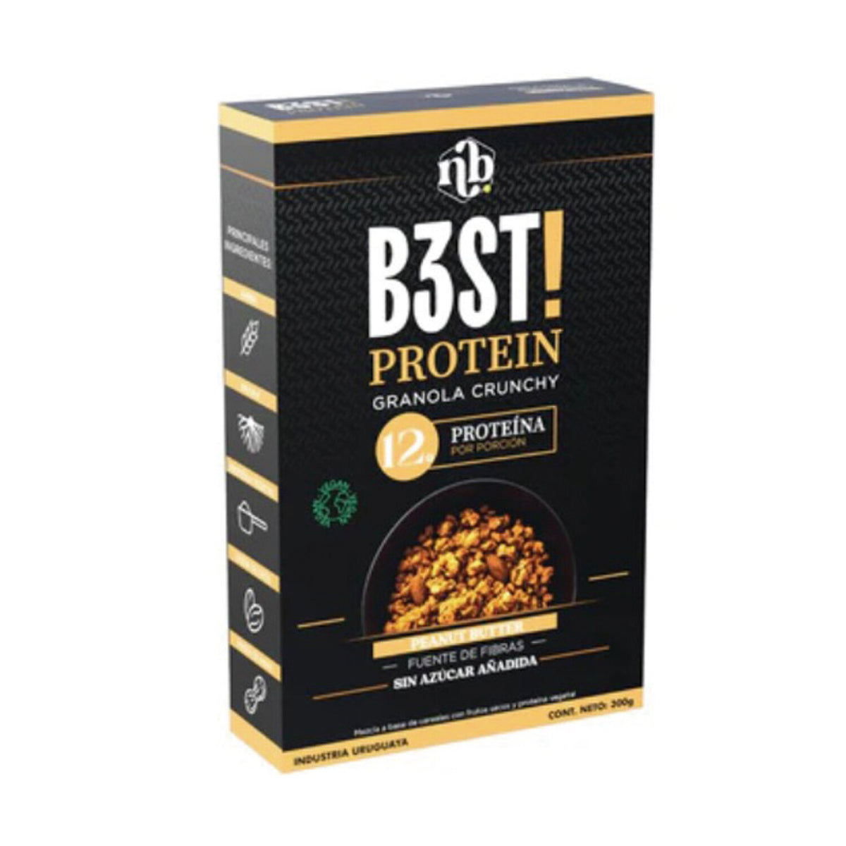 Granola B3ST Peanut Butter, paquete de 300 g